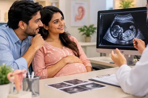 24–28 Weeks — Growth and Doppler Scans Begin